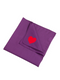 Scarf PBK Heart Neon Red Velvet